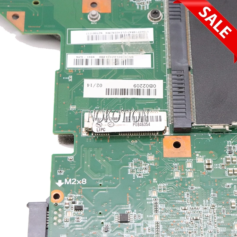 NOKOTION для Lenovo Thinkpad T420 T420I Материнская плата ноутбука FRU 04Y1933 04W2045 63Y1967 63Y1989
