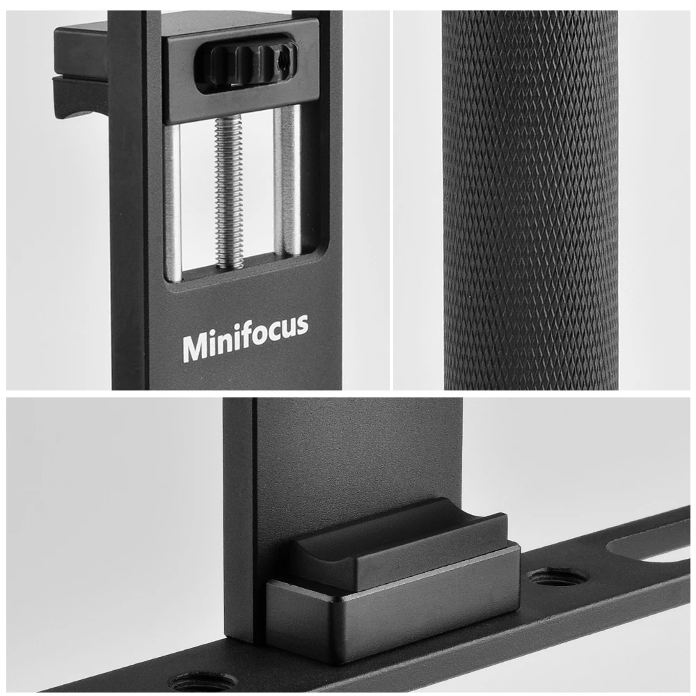 Клетка для видеосъемки смартфона комплект с микрофоном и подсветкой мобильного