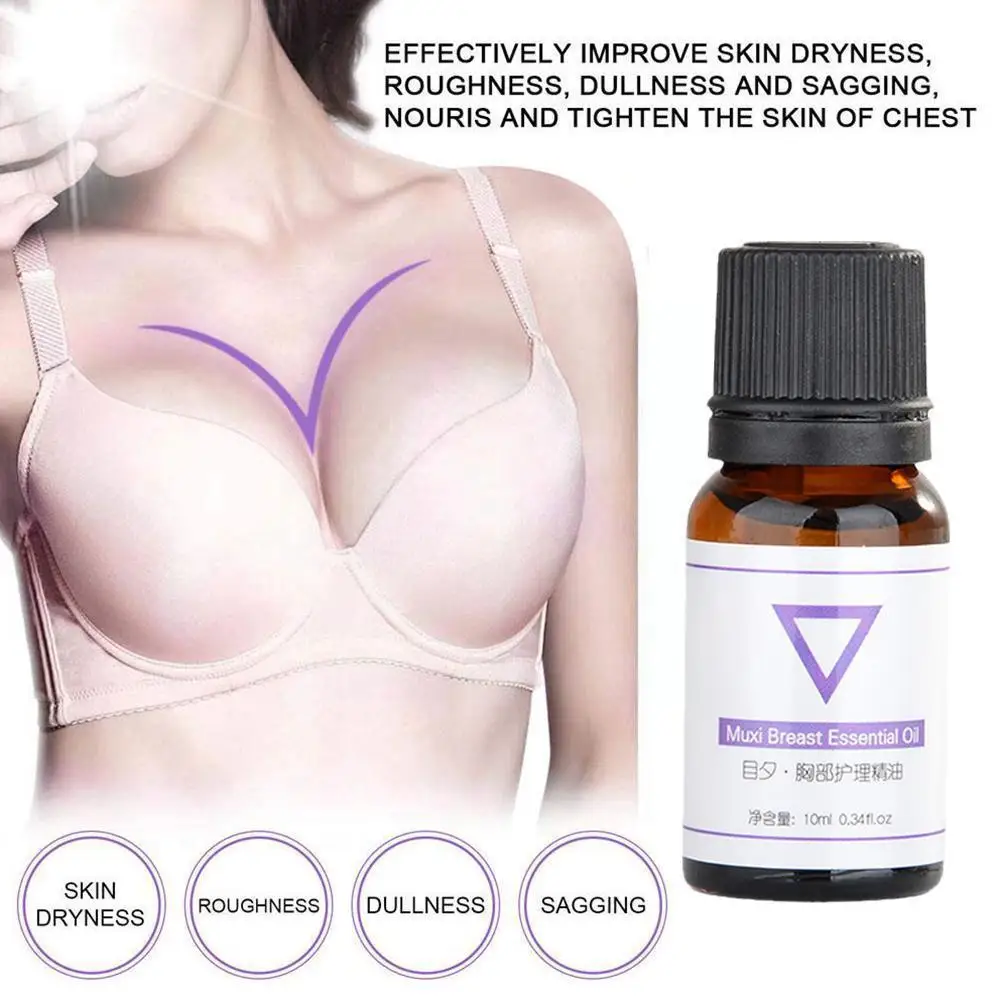 

10ml Breast Enhancement Essential Oil For Women Chest Enlargement Effective Growth Enlarge Moisturizing Chinese Herbal Crea M5N0