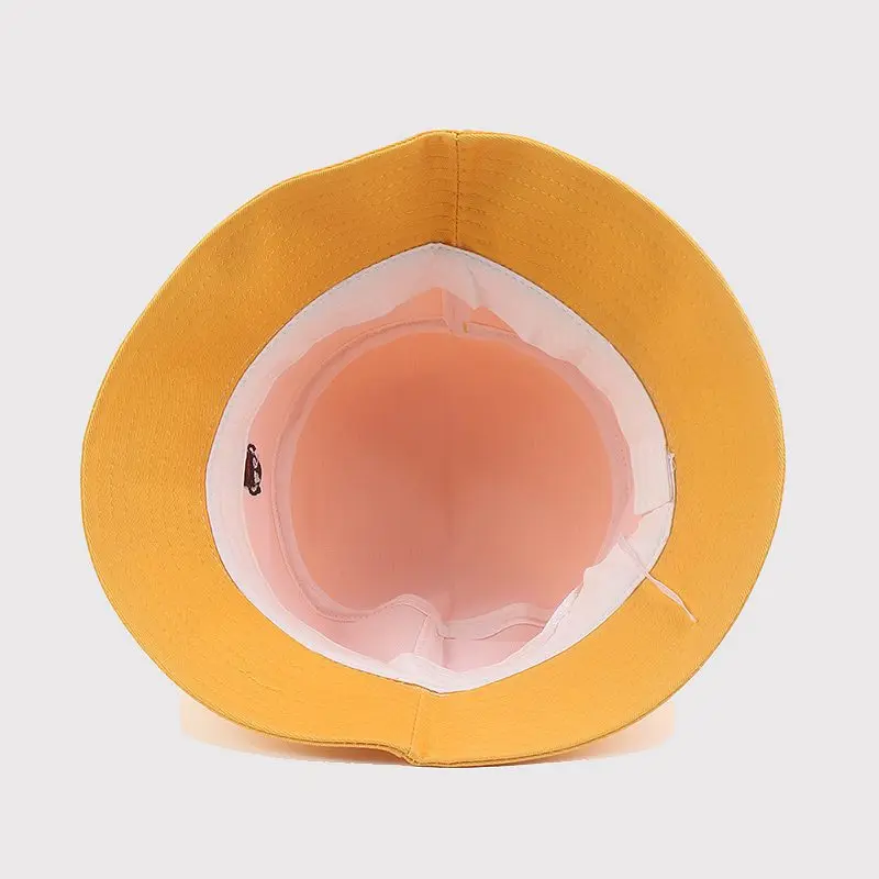 

Cotton Cartoon Embroidery Bucket Hat Fisherman Hat Outdoor Travel Hat Sun Cap Hats for Men and Women 219