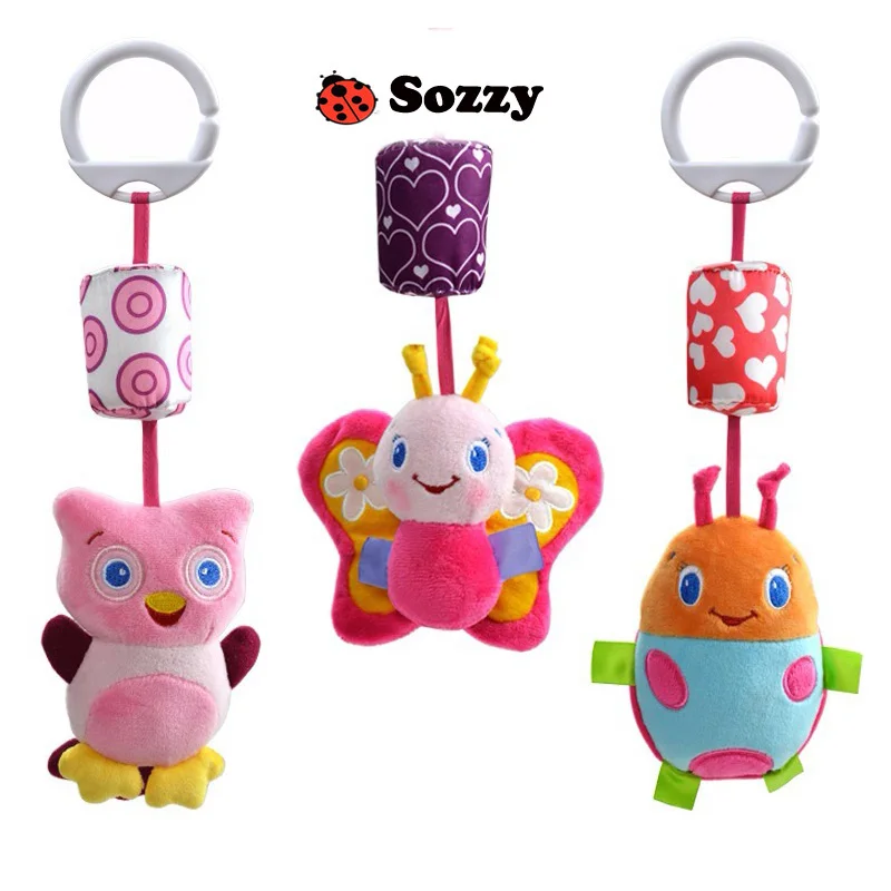 Sozzy новые детские игрушки для мобильных детей плюшевая кровать колокольчики