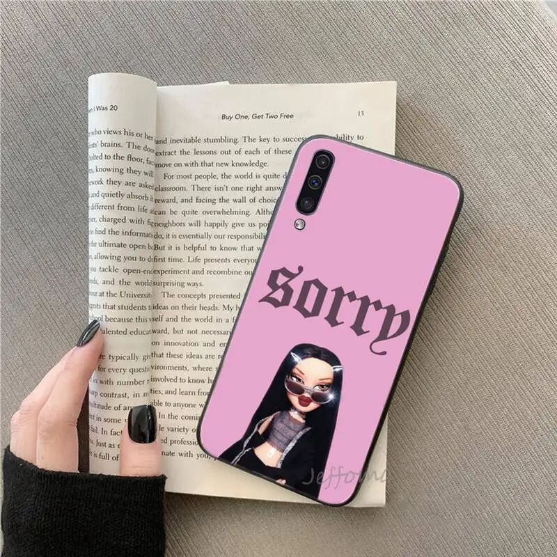 

Fashion Brand Doll Bratz pink sexy Phone Case For Samsung galaxy S 7 8 9 10 20 edge A 6 10 20 30 50 51 70 note 10 plus Funda