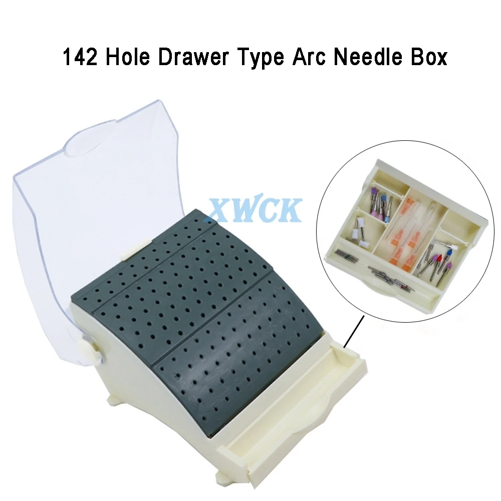 1 шт. выдвижной ящик с 142 отверстиями стоматологический держатель для блока