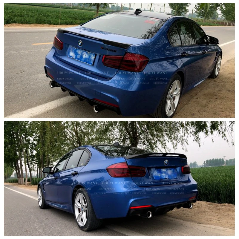 

For BMW F30 F35 Rear Trunk Spoiler ABS Material Primer Color Car Tail Wing Decoration 2012-2018 For M3 320i 328i