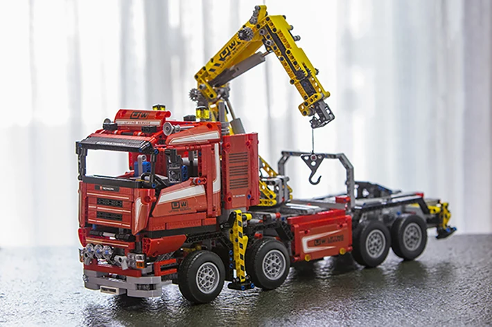 Technic 20004 20005 20006 20007 20008 20009 20010 20013 20015 20021 20056 20076 конструкторных блоков, Детские кубики грузовых автомобилей игрушки подарки