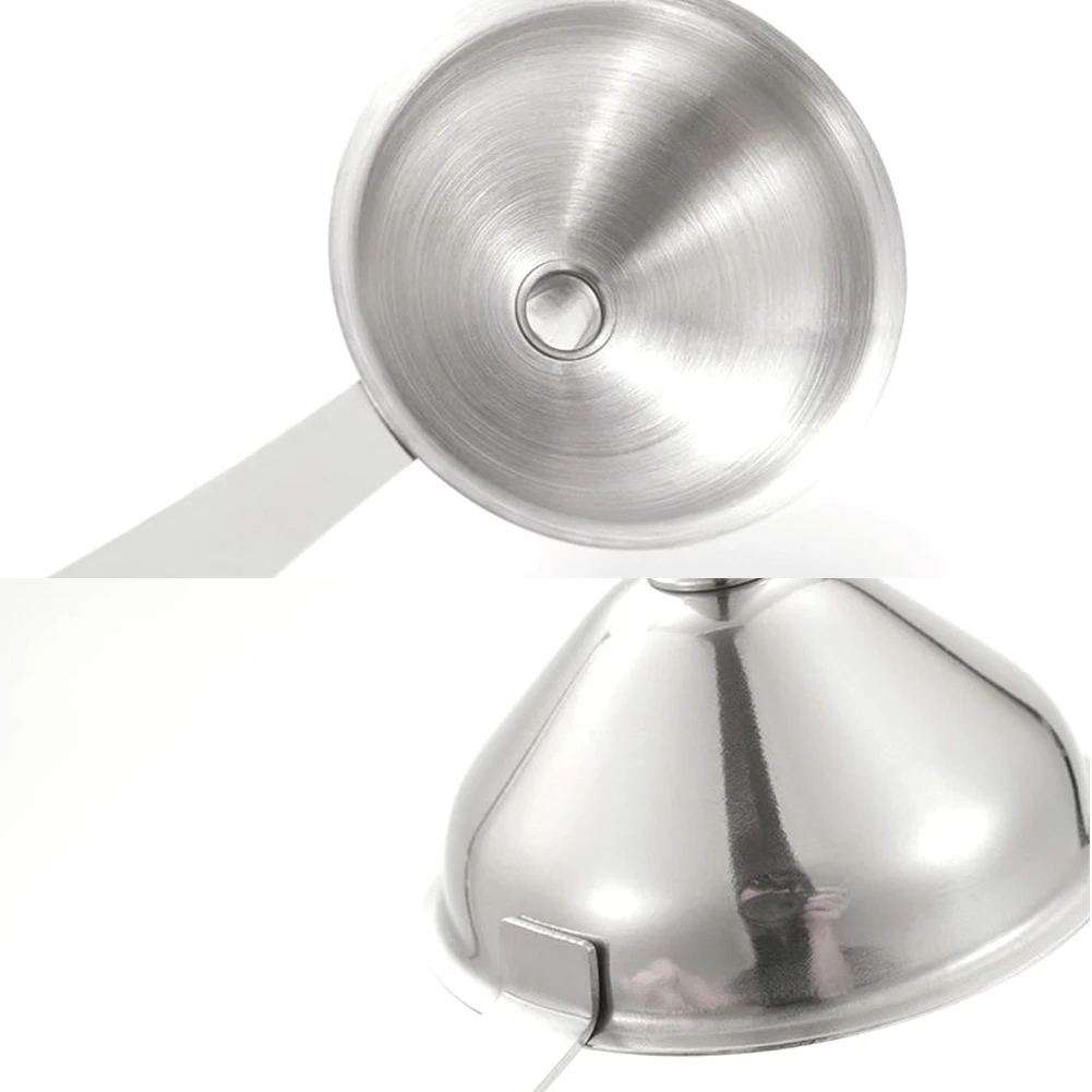 Мини кухонная Воронка широкая для консервирования из нержавеющей стали фильтр с