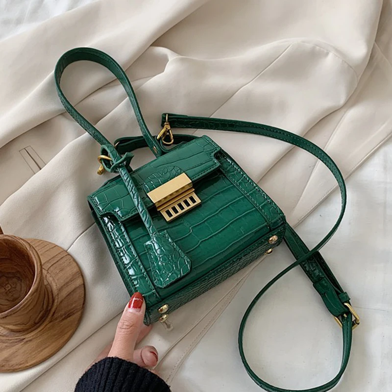 

Fashion Stone Pattern Super Mini bag PU Leather Tote Bags For Women 2021 Summer Shoulder Messenger Handbags Female CrossBody Bag