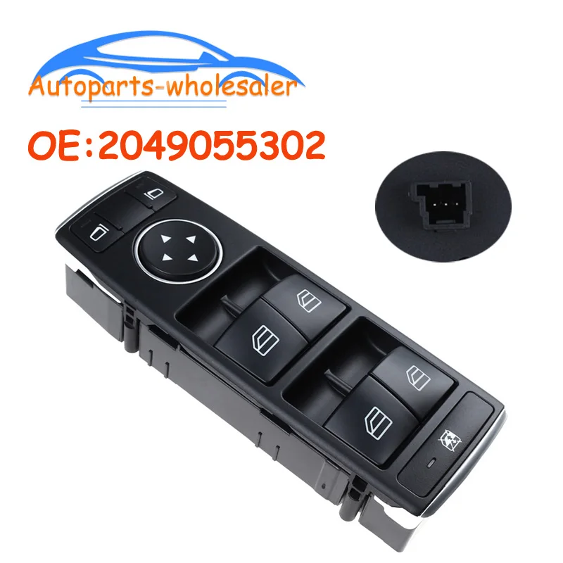 

Car 2049055302 Power Window Switch For M ercedes W204 C220 C E Class for Benz W212 S212 C250 C300 C350 C63 E350 E550 E250