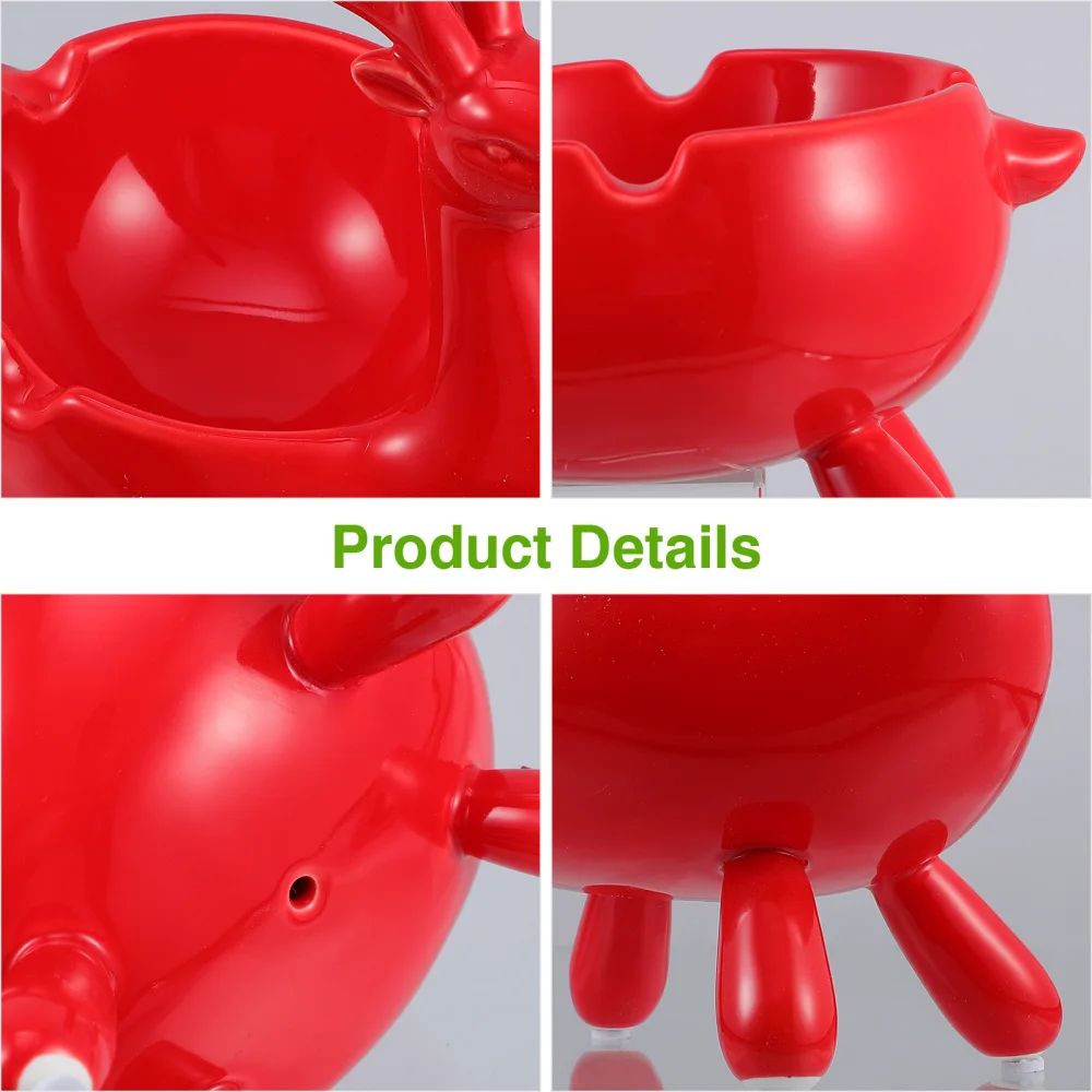 

1Pc Lovely Storage Case Durable Storage Box Ceramic Desktop Adornment for Home