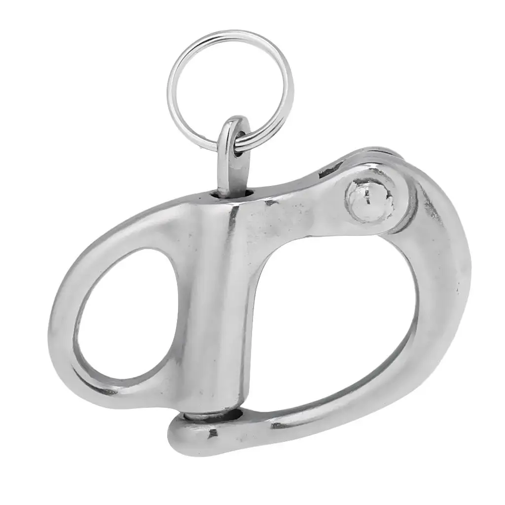 

32mm 304 Stainless Steel Swivel Snap Shackle for Kayak Canoe Baot Yacht 0#