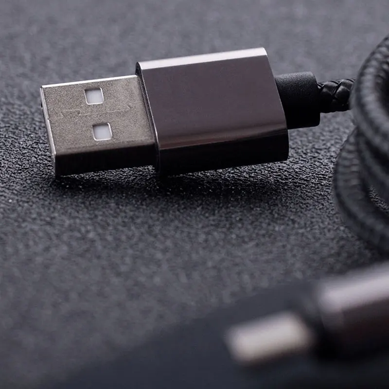 Usb-кабель 2.4A быстрое зарядное устройство 1 м с одной головкой плетеные usb-кабели для iphone Xs Max Iphone6 6s Puls Ipad Mini 1 2 3 4 оборудования