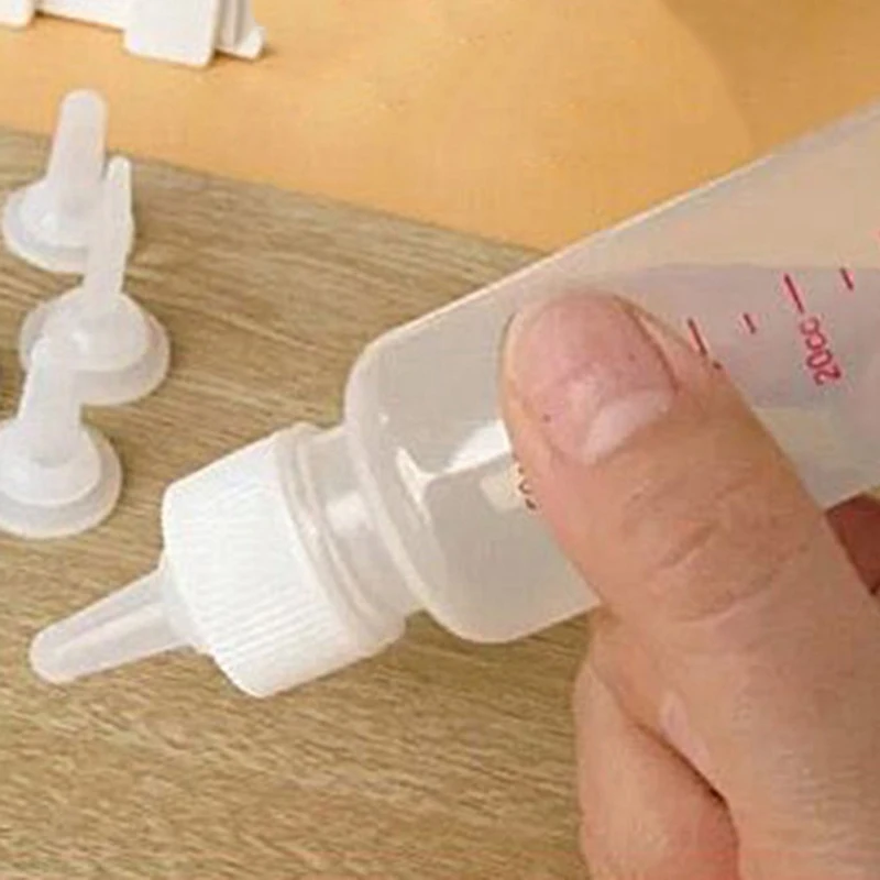 

Cat Milk Bottle Silicone Nipple Animal Feeding Hamster Cat Dogs Puppy-