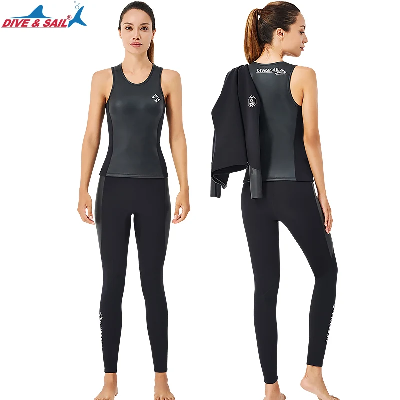 Комплект из 2 предметов гидрокостюм верхняя одежда куртка жилет брюки мужские