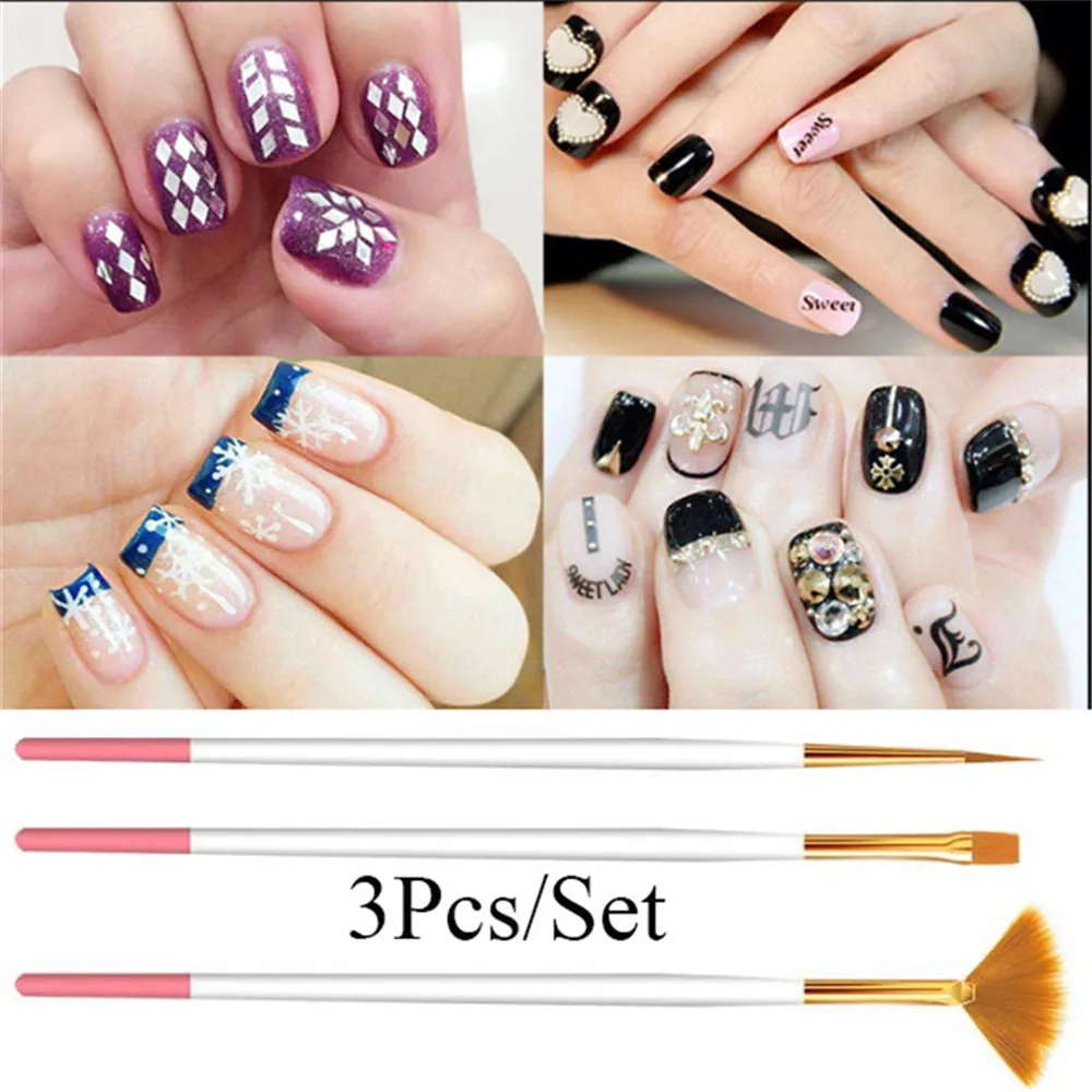 3 шт. инструменты для маникюра Гель-лак рисования | Красота и здоровье