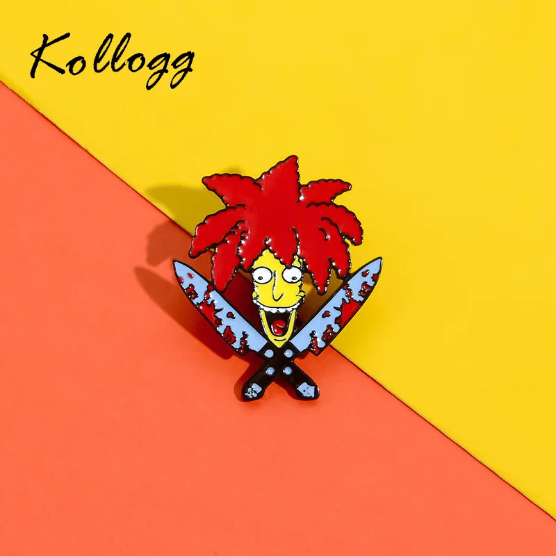 Забавные новые аксессуары анимационная комедия Симпсоны масляная капля брошь