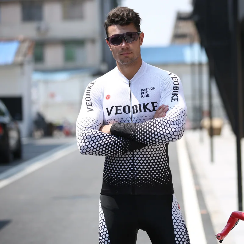 Новейший зимний теплый флисовый комплект из Джерси для езды на велосипеде