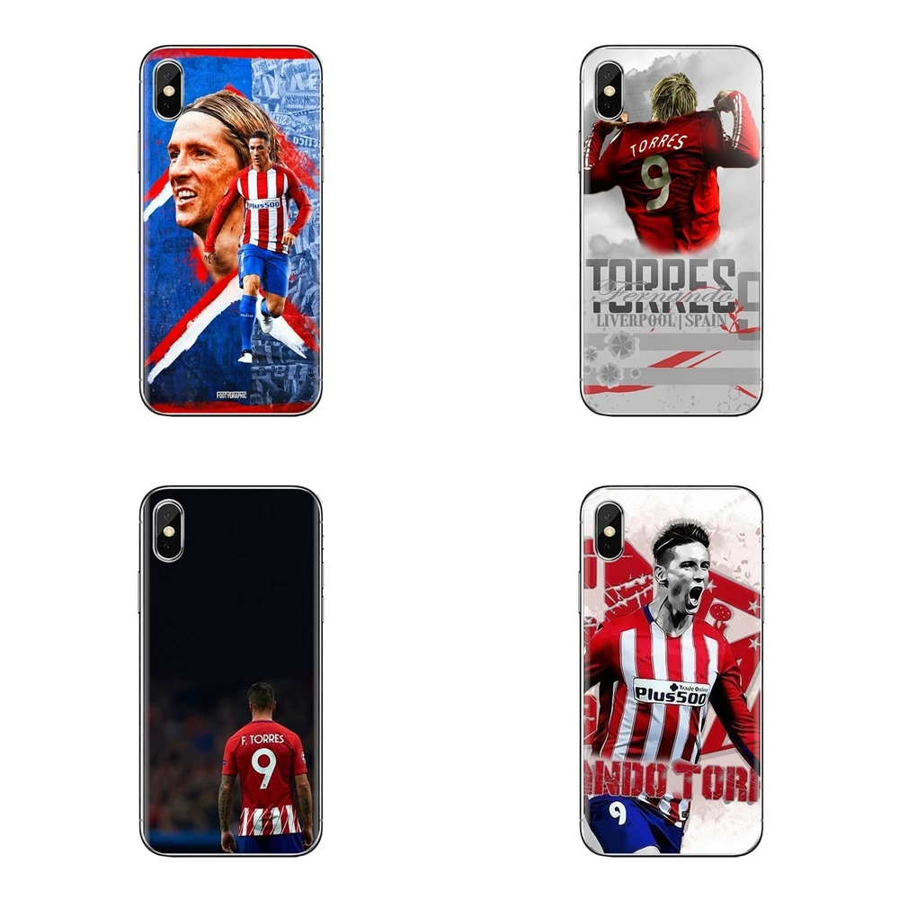 Футболист Фернандо Торреса прозрачные чехлы из термопластичного полиуретана