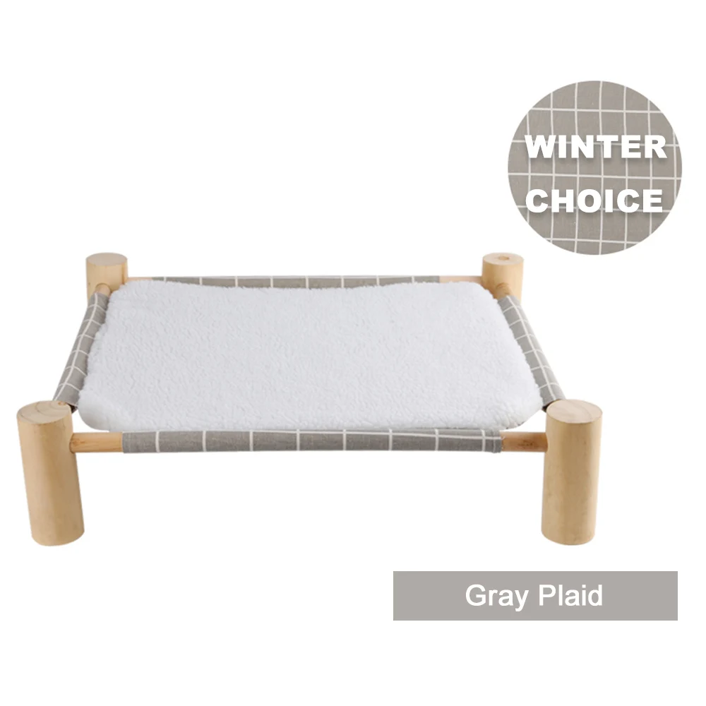 Winter-Gray Летний гамак для кошек, домик для домашних животных для собак, щенок, ленивый коврик, подушка, лежак для кошек, котенок, домики, зимние товары для сна для домашних животных - Цвет: Winter-Gray
