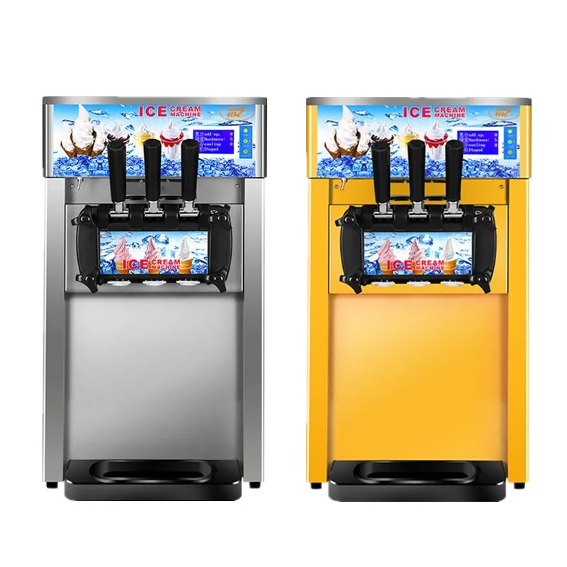 

Ice cream machine commercial soft serve icecream machine 3 flavour