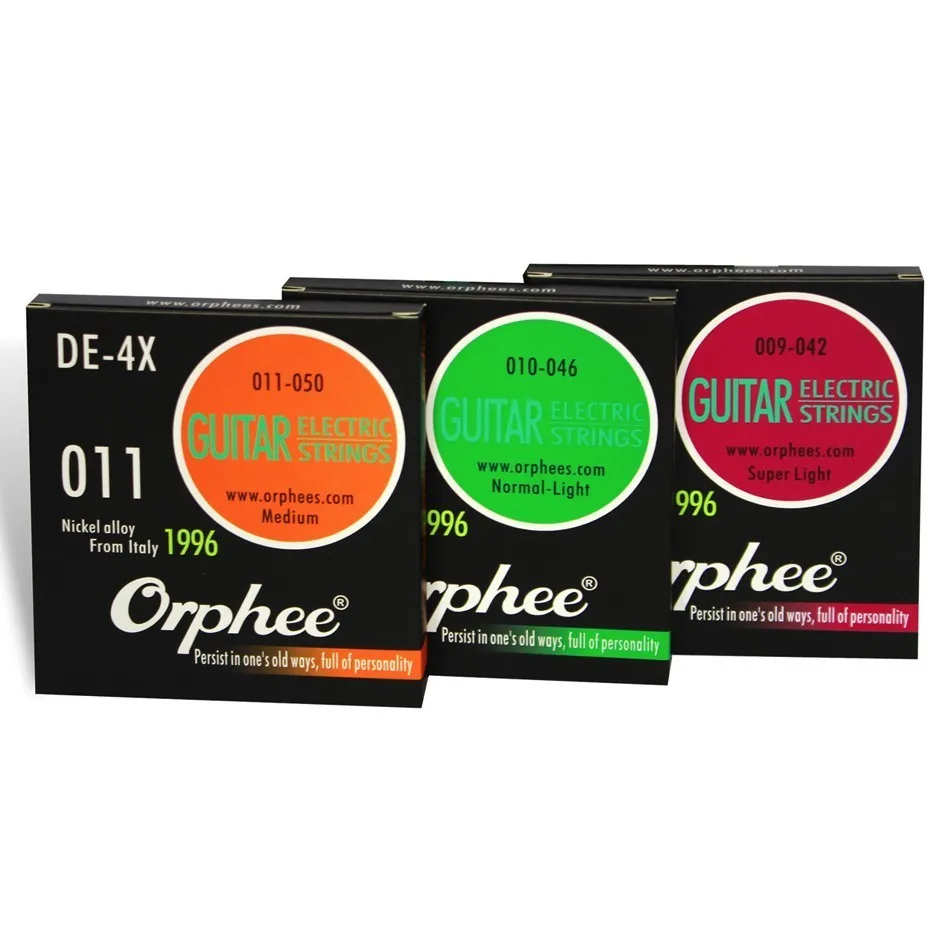 Orphee Professional DE Series 009-042010-046011-050, Струны для электрогитары из итальянского никелевого сплава