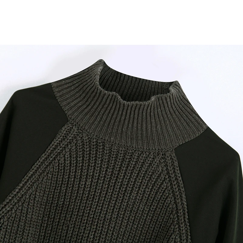 Женский свитер с высоким воротом Harada Свободный Повседневный длинными рукавами в