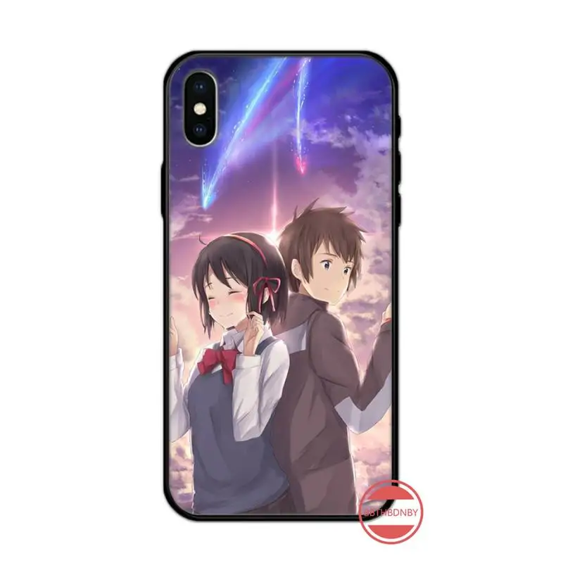 

Your Name Japanese Animefashion luxury Phone Case shellfor iPhone 11 12 pro XS MAX 8 7 6 6S Plus X 5S SE 2020 XR