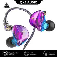 QKZ ZXT EDX PRO Earphones 1 Dynamic HIFI Bass Earbuds In Ear Monitor Headphones Sport Noise Cancelling Headset ES4 ZST X ED9