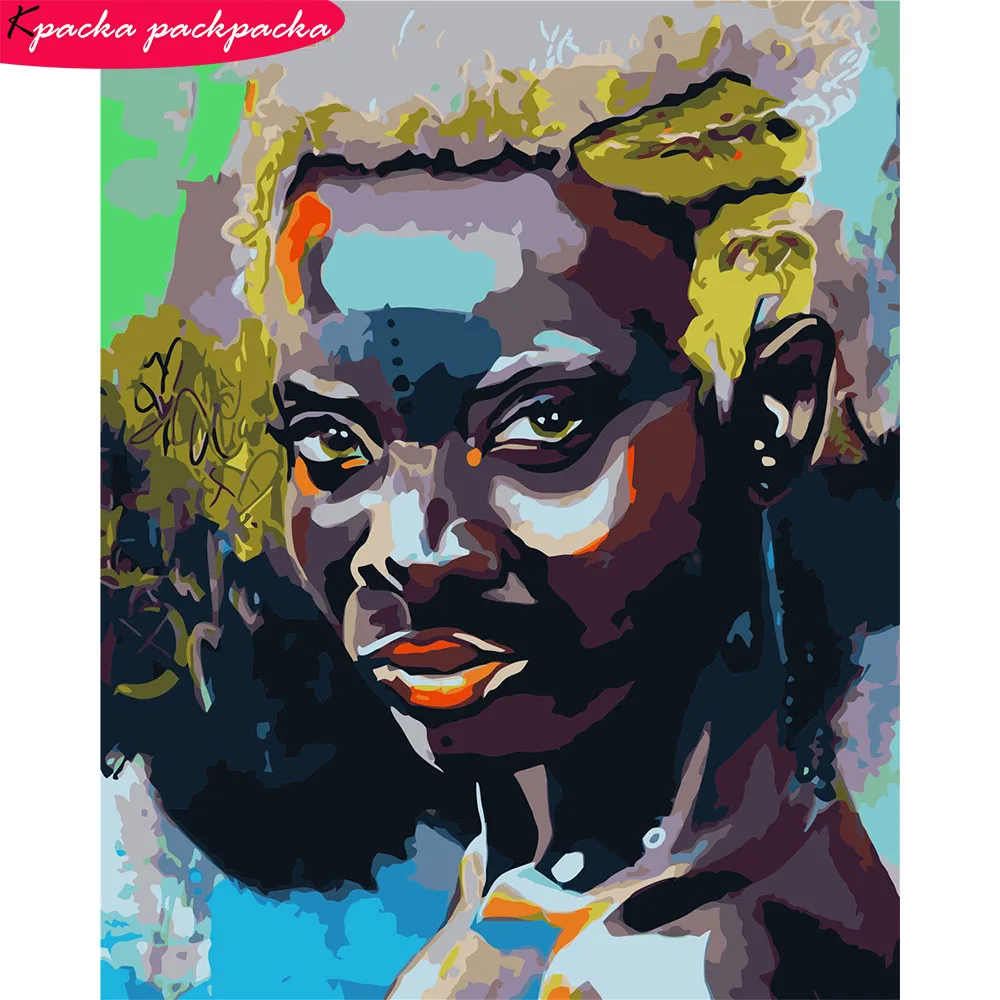 

DIY Colorful Woman Figure Paintings By Numbers Kit No Frame Oil Acrylic Paint 50x40cm 24 Colors Christmas Diff:4 Stars VA-0762