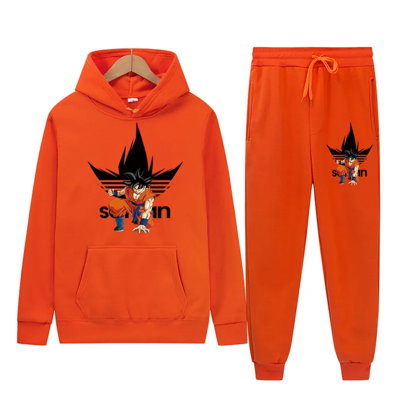 

Men's Fashion Trend New Hooded Long Sleeve Suit Casual Wear Sportswear Workout Jogging Pants