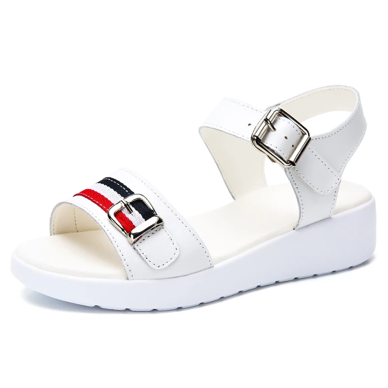 Роскошные летние спортивные сандалии с пряжкой и тесьмой женские пляжные из