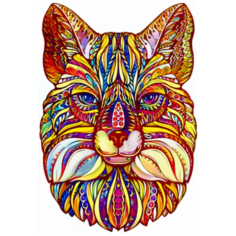 

Уникальный деревянный пазл-Шарм лиса 100 200 300 штук оптовая продажа деревянная игрушка игра для детей мальчиков девочек Рождество День рожден...