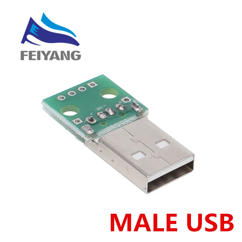 5 шт. DIY мужской разъем/Мини MICRO USB Для DIP адаптера 2 54 мм 5pin гнездовой разъем B Тип USB2.0