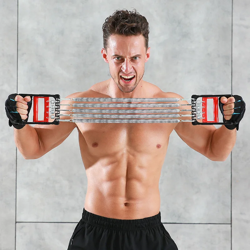 Весна груди разработчик Для мужчин напряжение эспандер Съемник Эспандеры