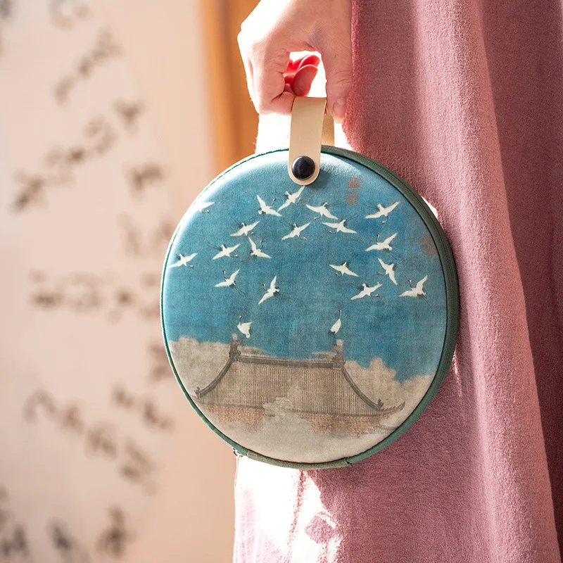 

Круглая коробка для хранения чайного торта Pu'er