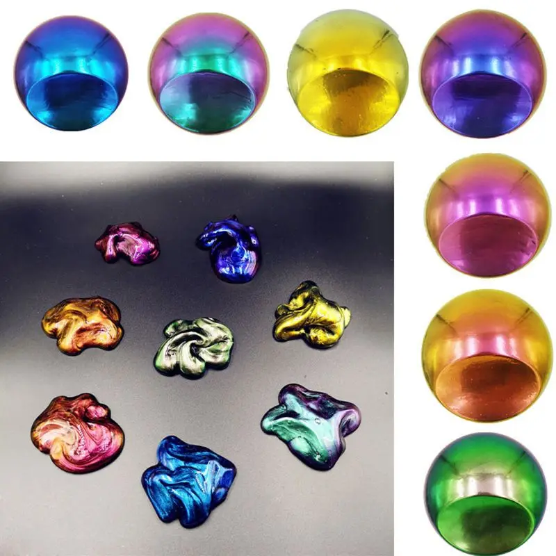 Зеркальный пигмент-хамелеон перламутровая эпоксидная смола блестящий волшебный