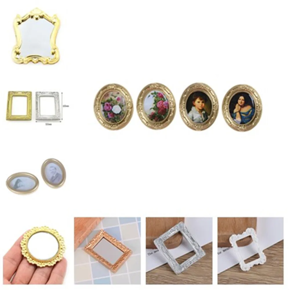 

1/12 Dollhouse Miniature Frame for Dolls House Living Room Bedroom Furniture Decor Toys Wall Painting Accessories