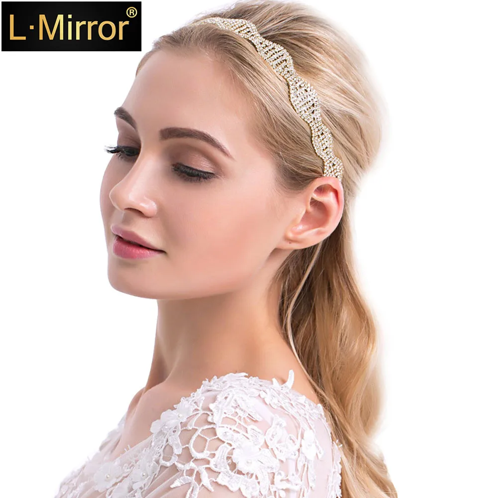 L.Mirror 1 шт. новинка Роскошные Стразы ручной работы для невесты свадебной вечеринки