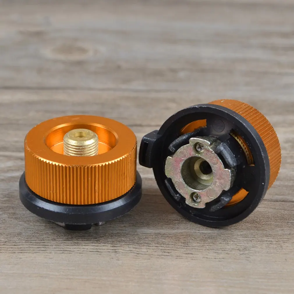 

Outdoor Camping Hiking Picnic Gas Tank Adapter Stoves Connector Conversion Split Type Gas Furnace Connector Cartridge Accessory