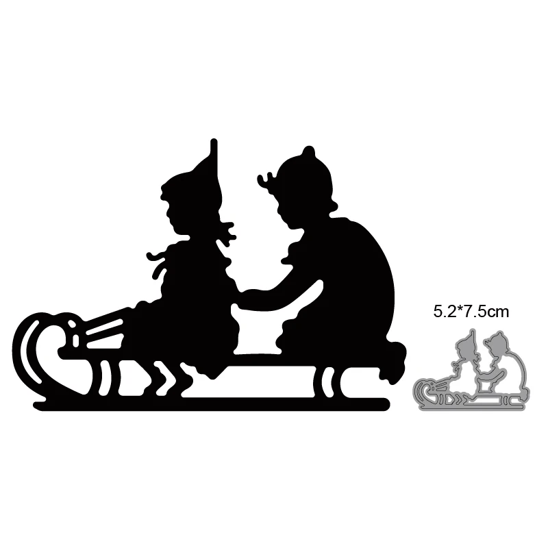 

New Year Christmas Halloween Metal Cutting Dies DIY Card Stamp Decor Scrapbooking Paper Stencil Embossing Decorative Craft