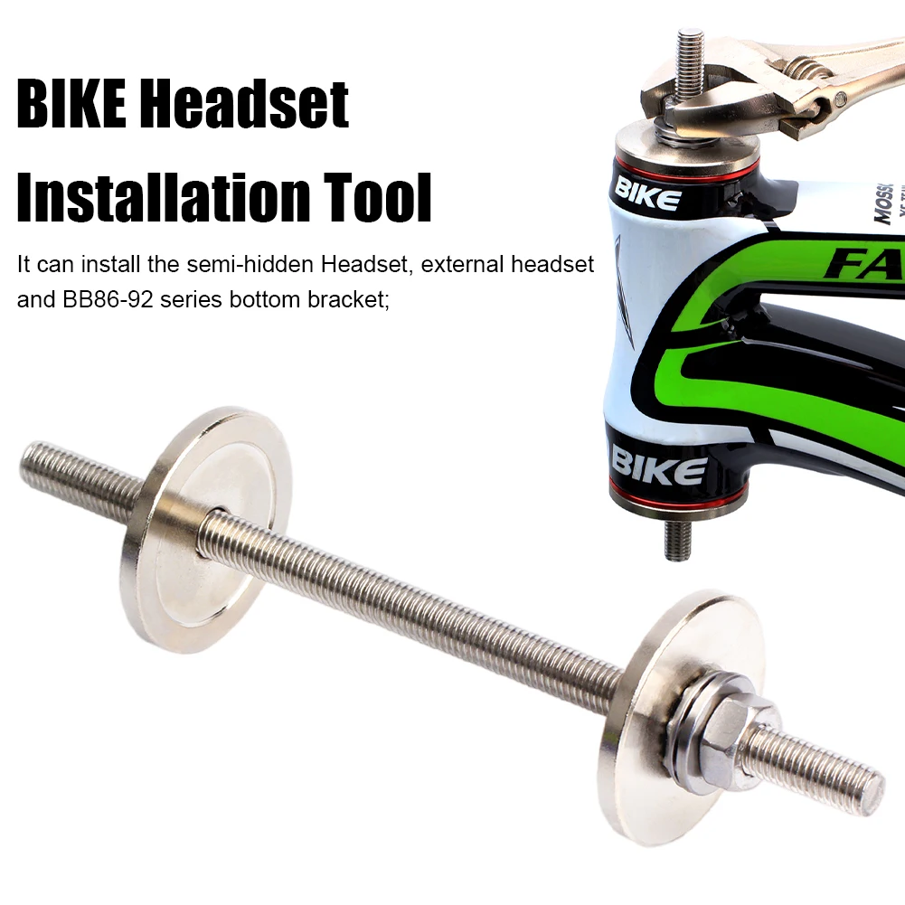

Bicycle Headset Installation Tool Bottom Bracket Cup Press Install Kit Road Bike BB86-92 Bearing Bowl Press In Tool