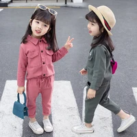 children baby little clothes for girls spring autumn long sleeve casual suit girl clothing set outfits for 1 2 3 4 5 years