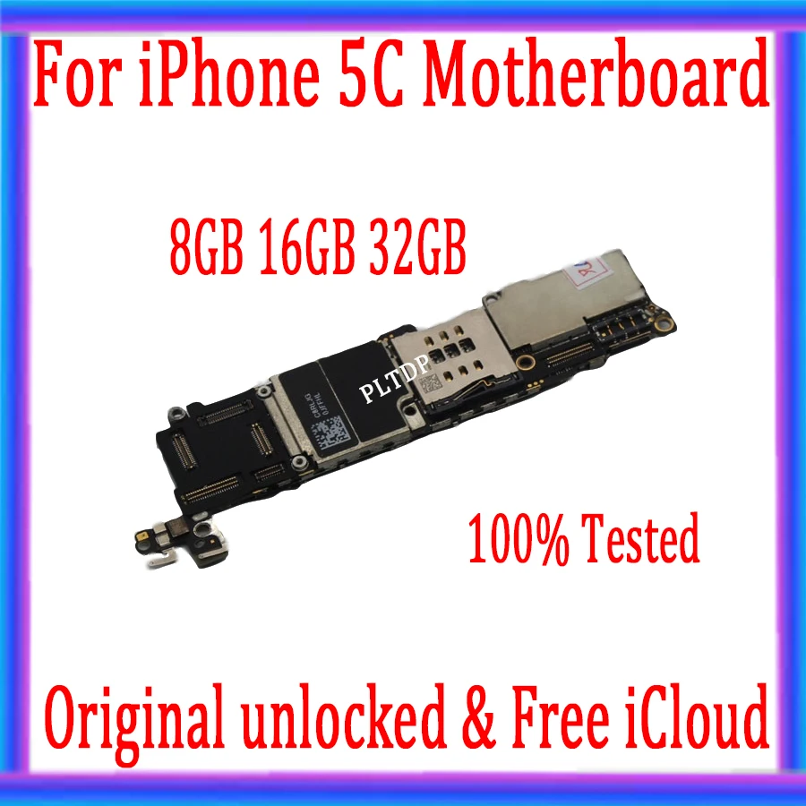 100% разблокированная материнская плата для iPhone 5c полная разборка материнской