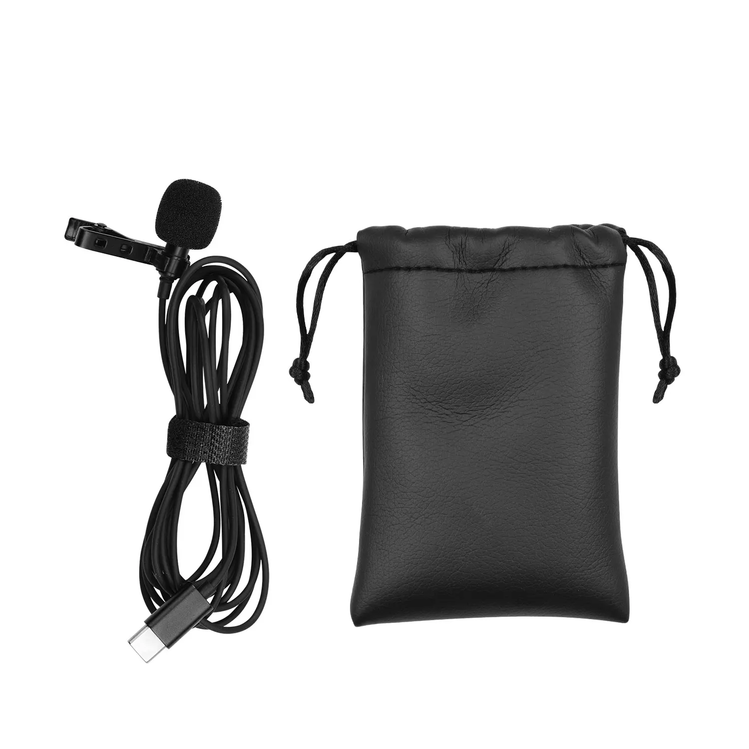 Всенаправленный петличный микрофон типа C записывающий конденсаторный с