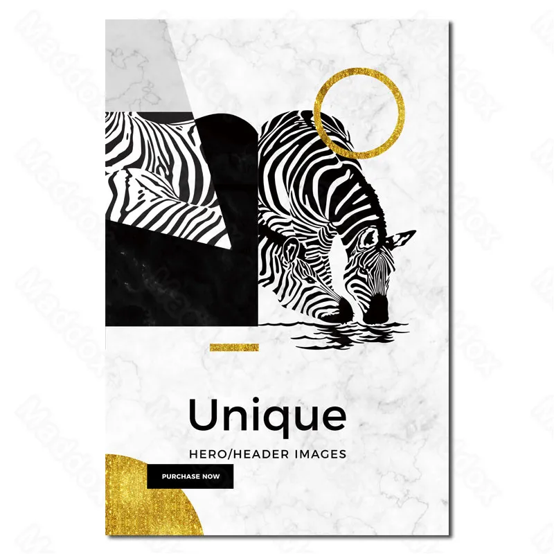 

Frameless Style Modern Minimalist Black and White Zebra Decorative Painting Abstract Porch Corridor Paintings Living Room Murals