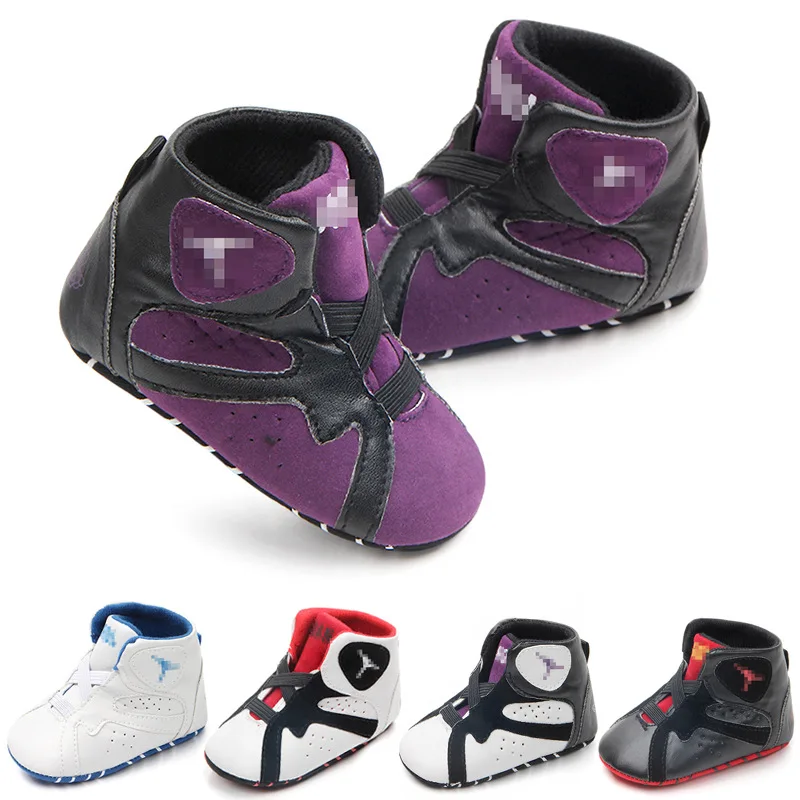 

Baby Shoes Newborn Boys Girls Crib Shoes First Walkers Kids Toddlers Soft Sole Anti-slip Soles Casual Sneakers 0-18 Months