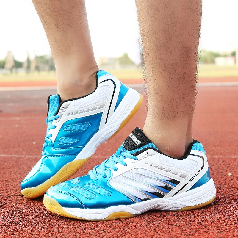 

New Professional Badminton Shoes Men Women Size 36-45 Badminton Wears Light Weight Tennis Sneakers Luxury Volleyball Shoes
