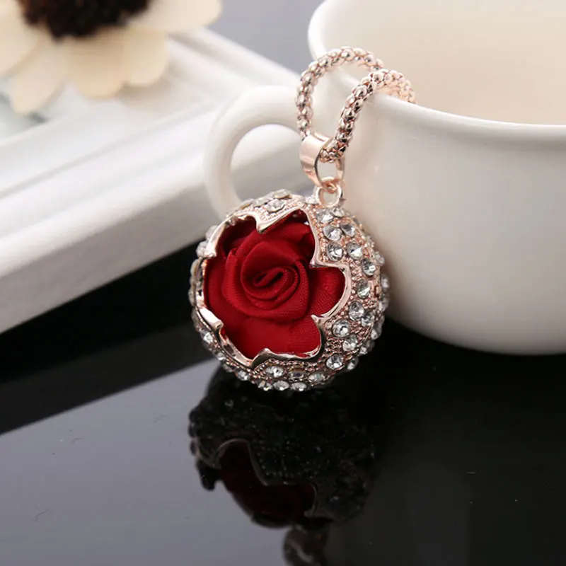 Роскошный известный бренд Винтаж Ткань ожерелье в виде цветов ювелирные изделия