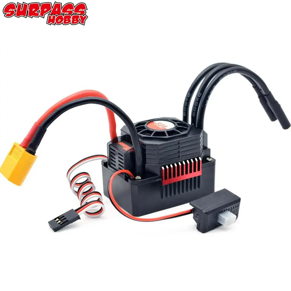 Surpass Hobby с t образной вилкой/XT60 штекер 80A ESC Электрический Скорость контроллер