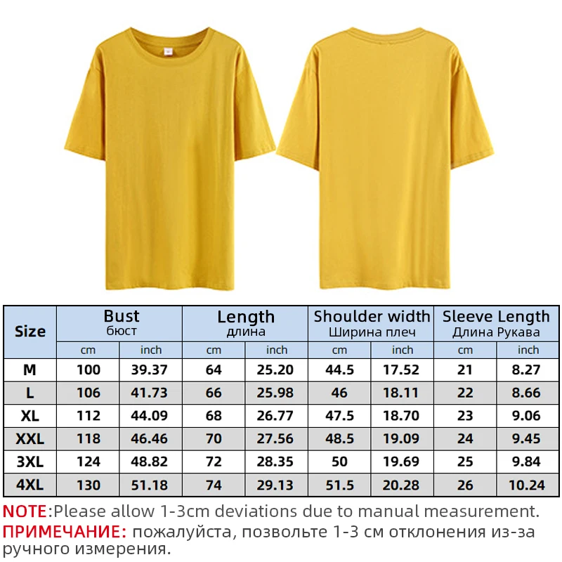 

2020 Fashion Summer Casual Cotton Short Sleeve T-shirt Women Knitted Basic Solid Loose TShirts Female Tops Plus Size 4XL Groot