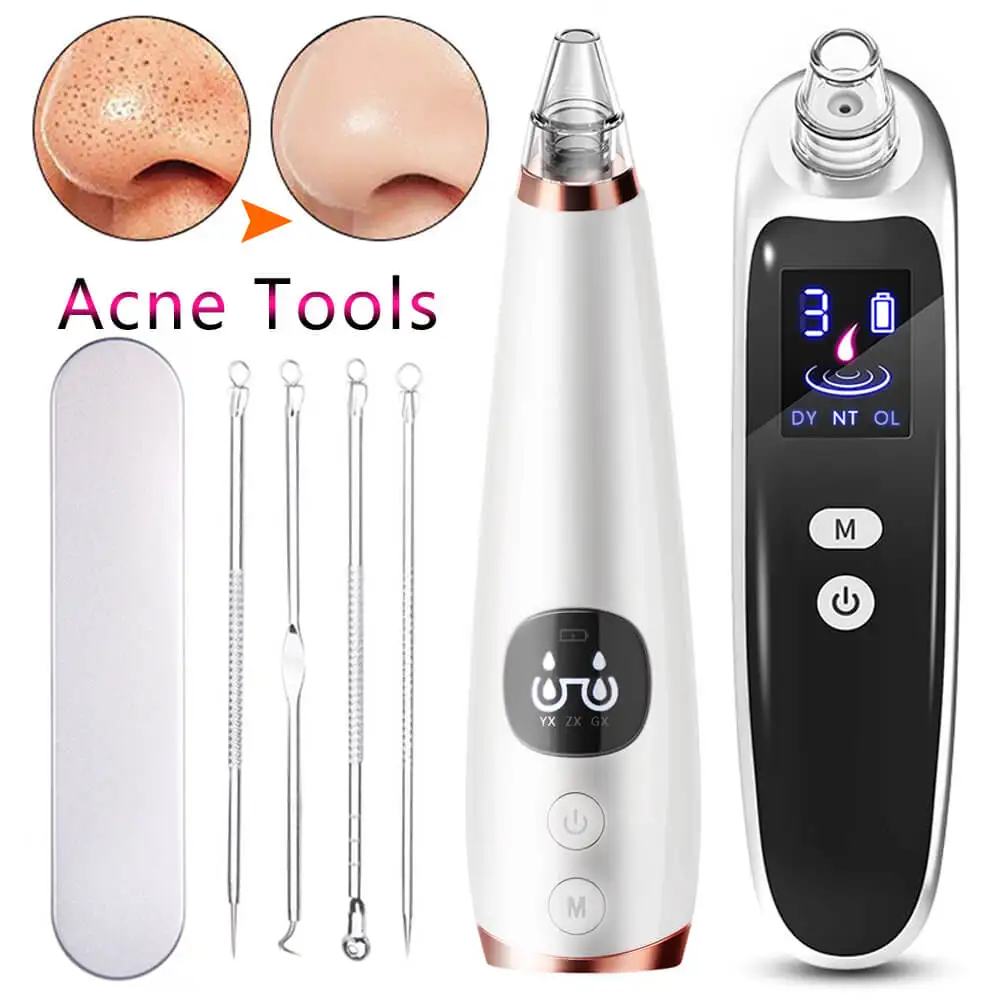 Вакуумный прибор для удаления черных точек и прыщей на лице | Красота здоровье